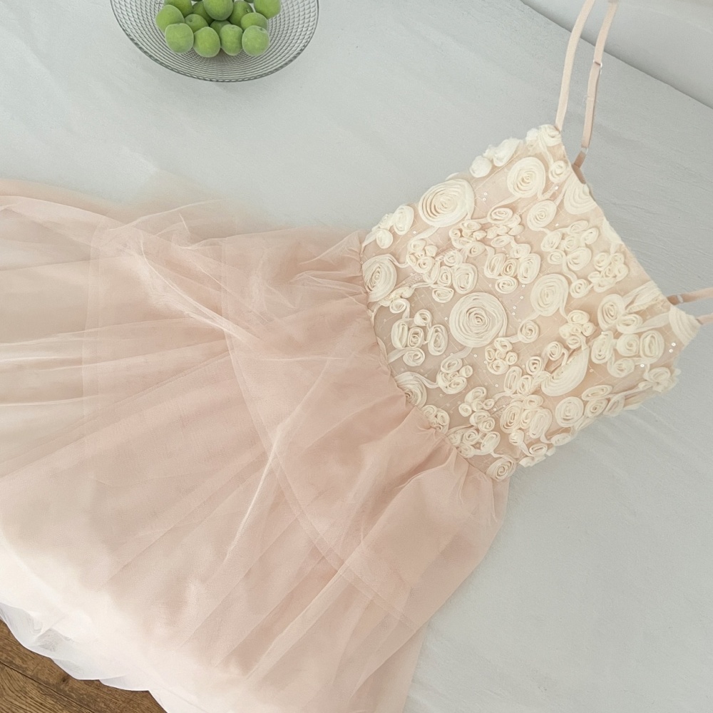 Temperament autumn long gauze sling dress for women