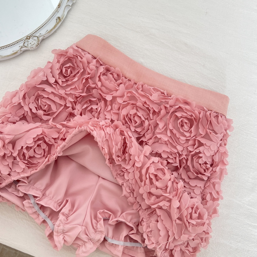 Autumn and winter tops niche short skirt 2pcs set