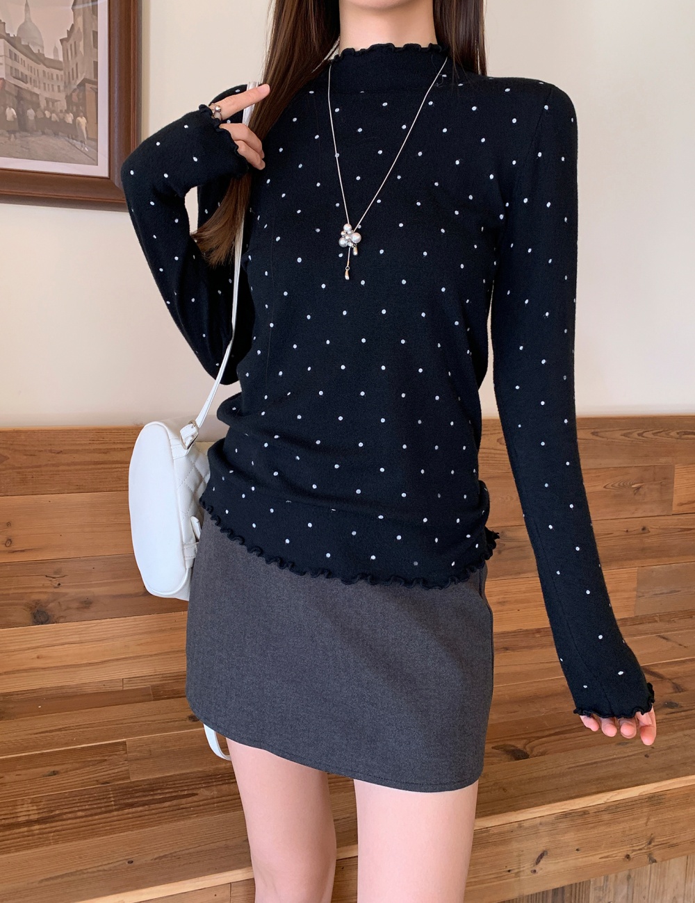 Autumn and winter sweater Korean style tops for women