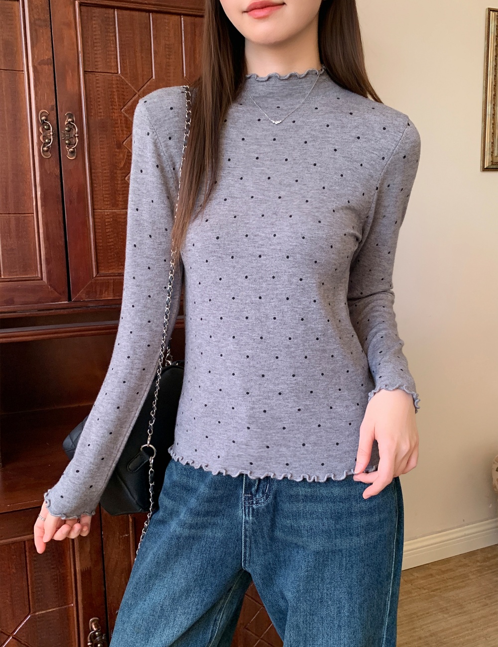 Autumn and winter sweater Korean style tops for women
