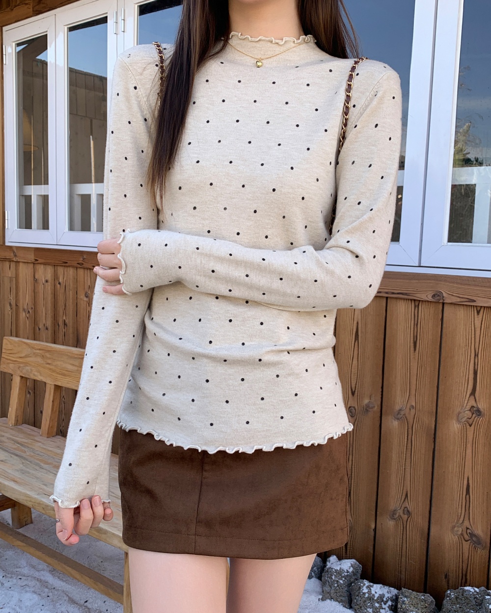 Autumn and winter sweater Korean style tops for women