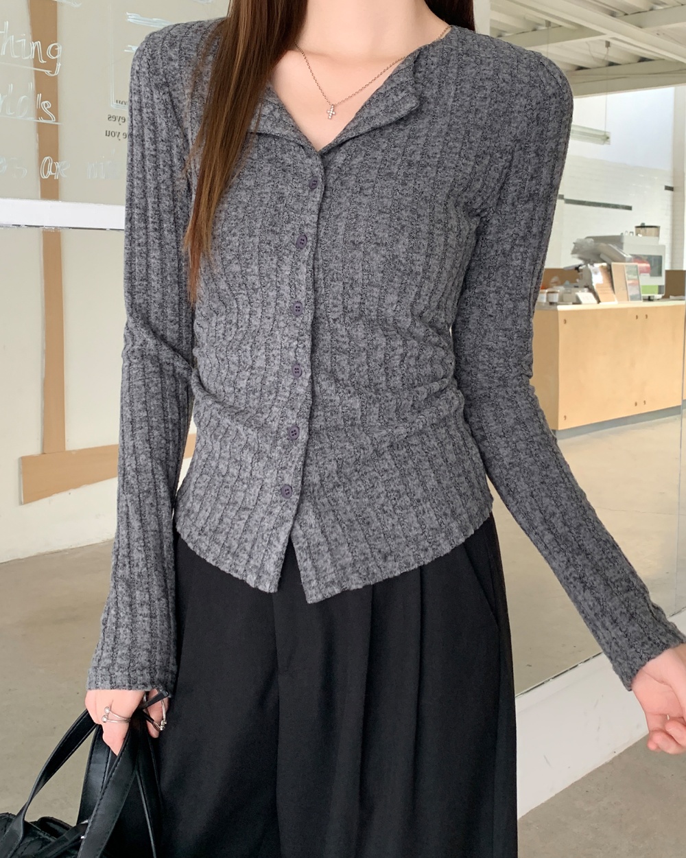 Pinched waist bottoming shirt spicegirl T-shirt