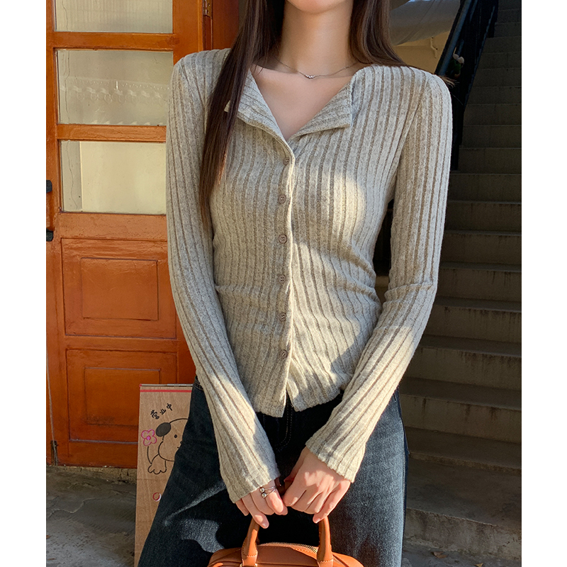 Pinched waist bottoming shirt spicegirl T-shirt