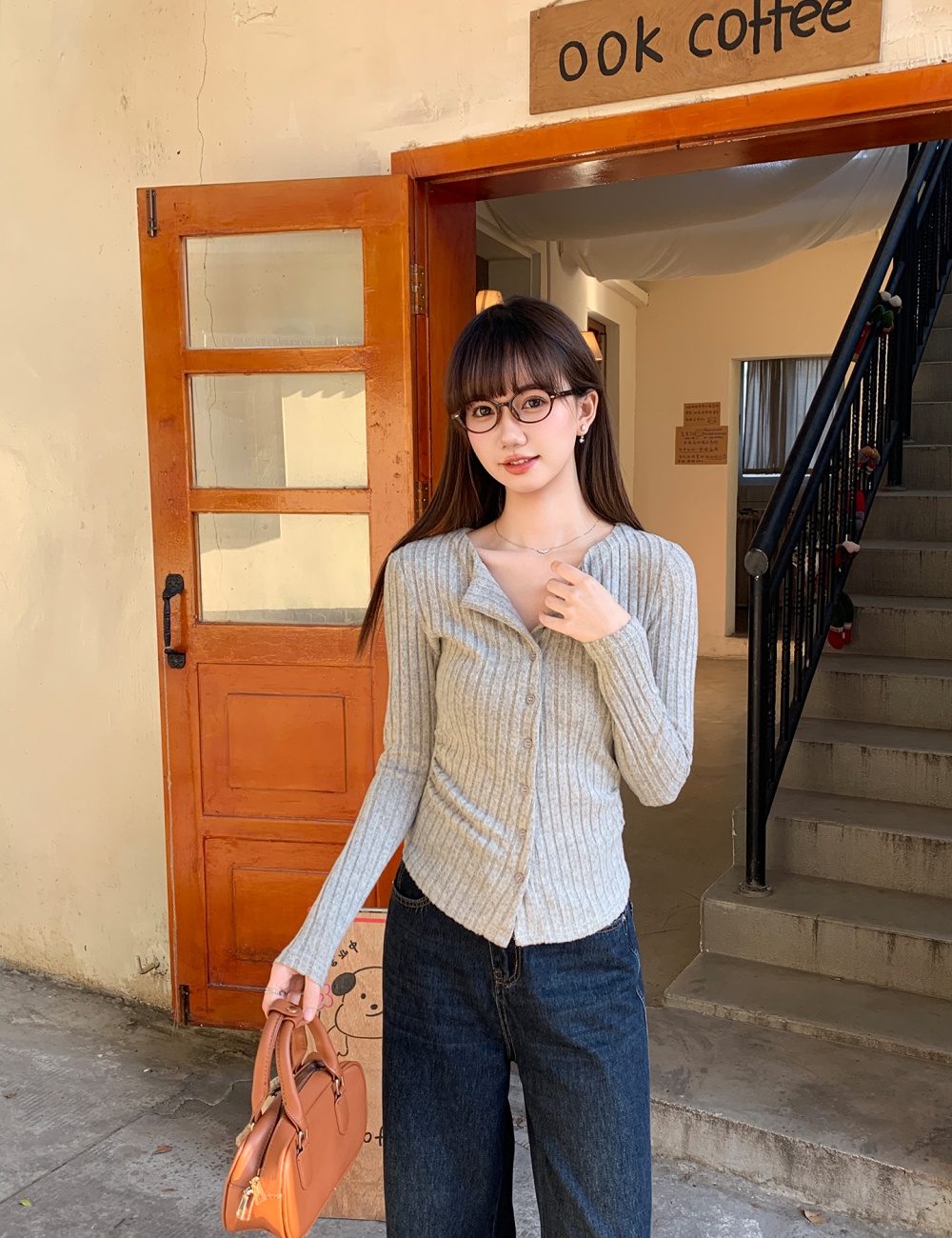 Pinched waist bottoming shirt spicegirl T-shirt