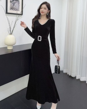Banquet evening dress annual meeting dress for women