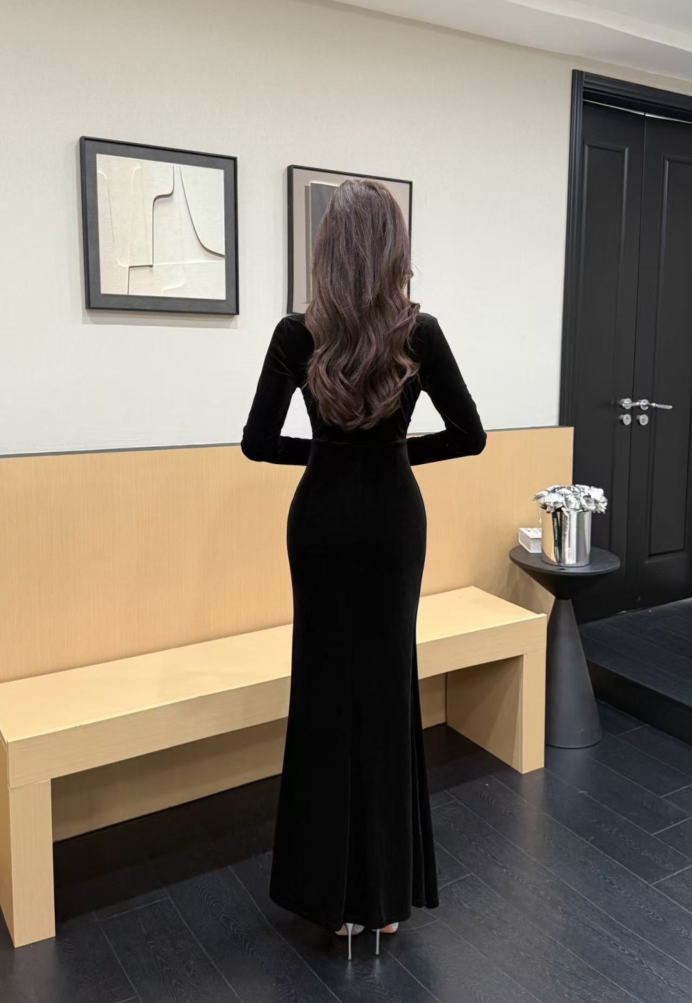 Banquet evening dress annual meeting dress for women
