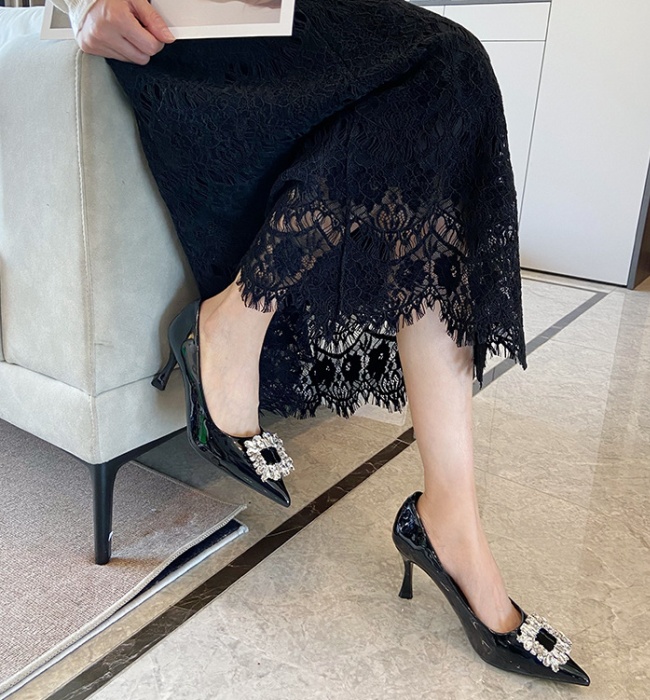 Enticement high-heeled shoes fine-root shoes for women