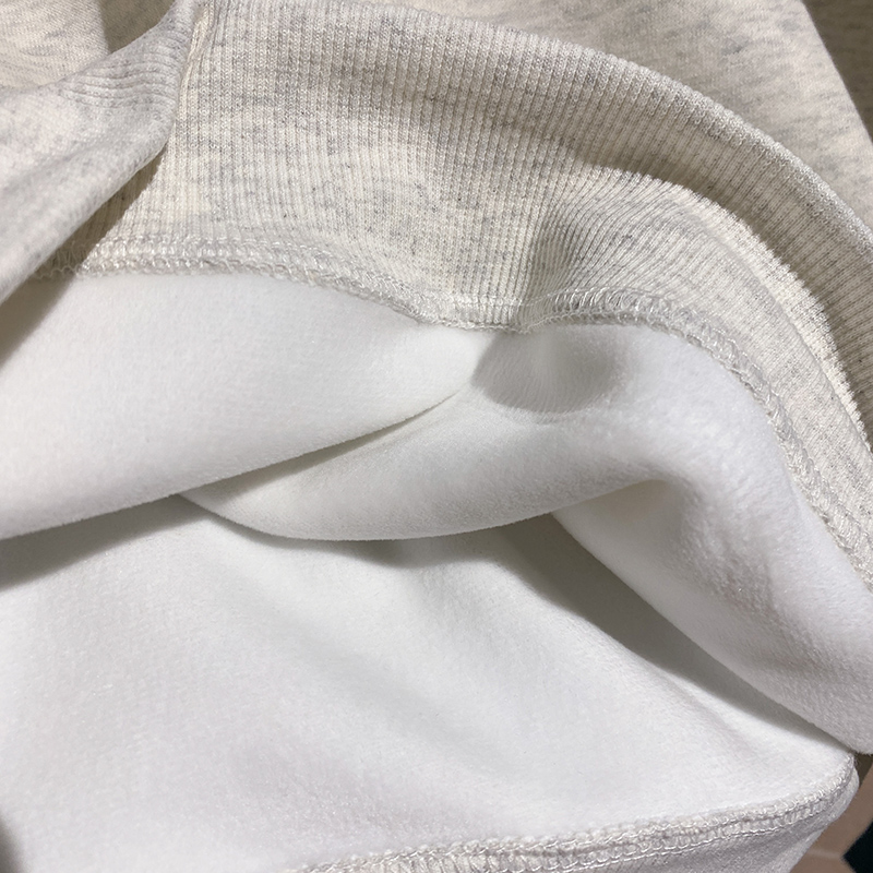 Large yard autumn and winter hoodie plus velvet hooded tops