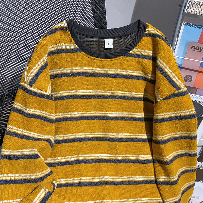 American style round neck bottoming shirt thin tops