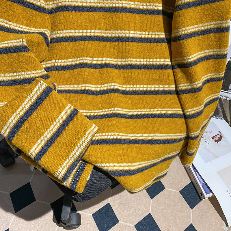 American style round neck bottoming shirt thin tops