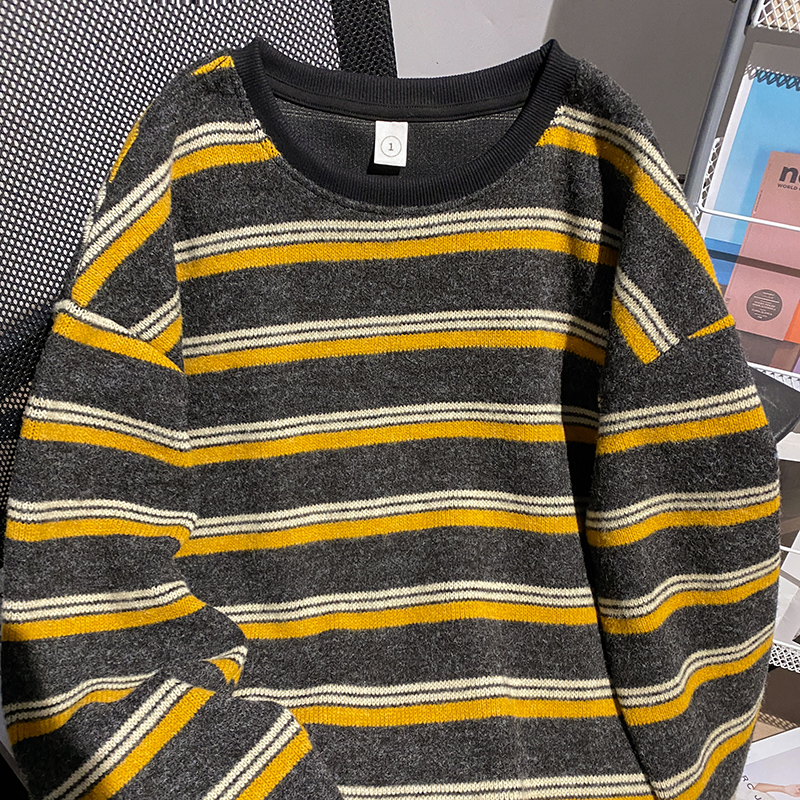 American style round neck bottoming shirt thin tops