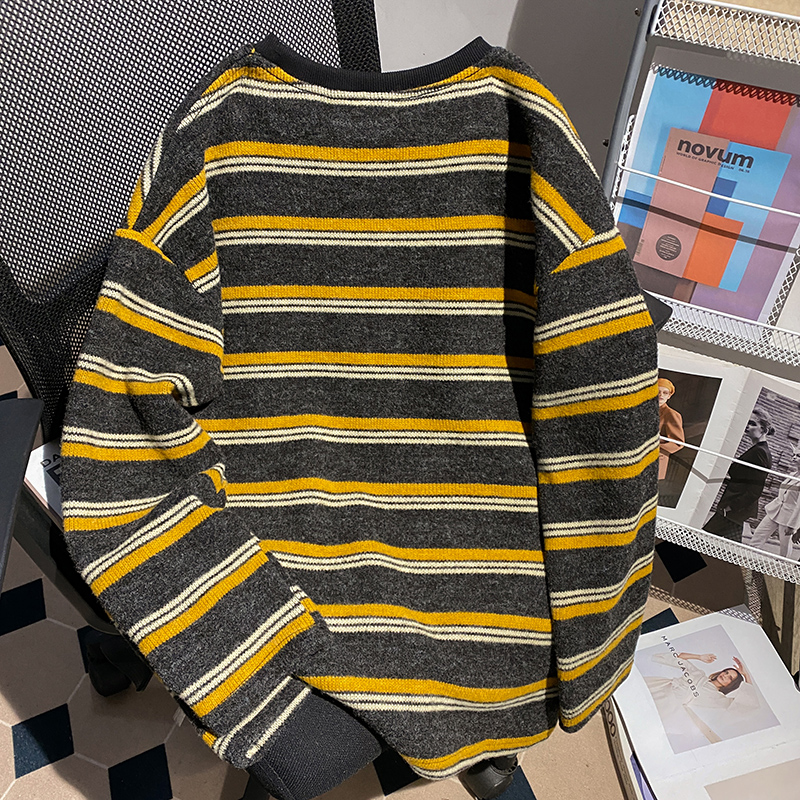 American style round neck bottoming shirt thin tops