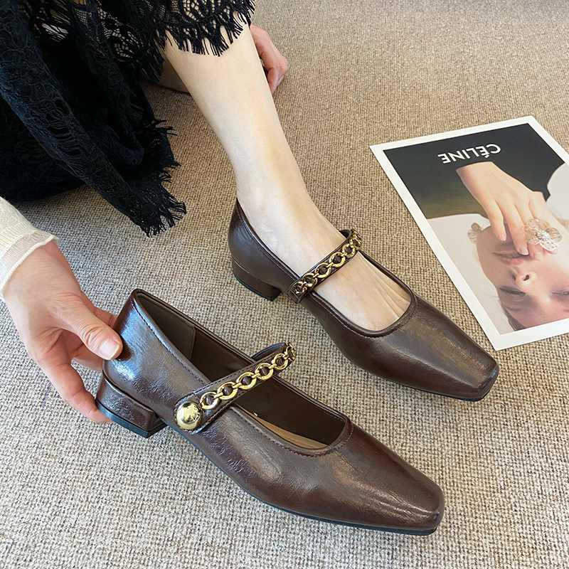 Autumn low France style shoes