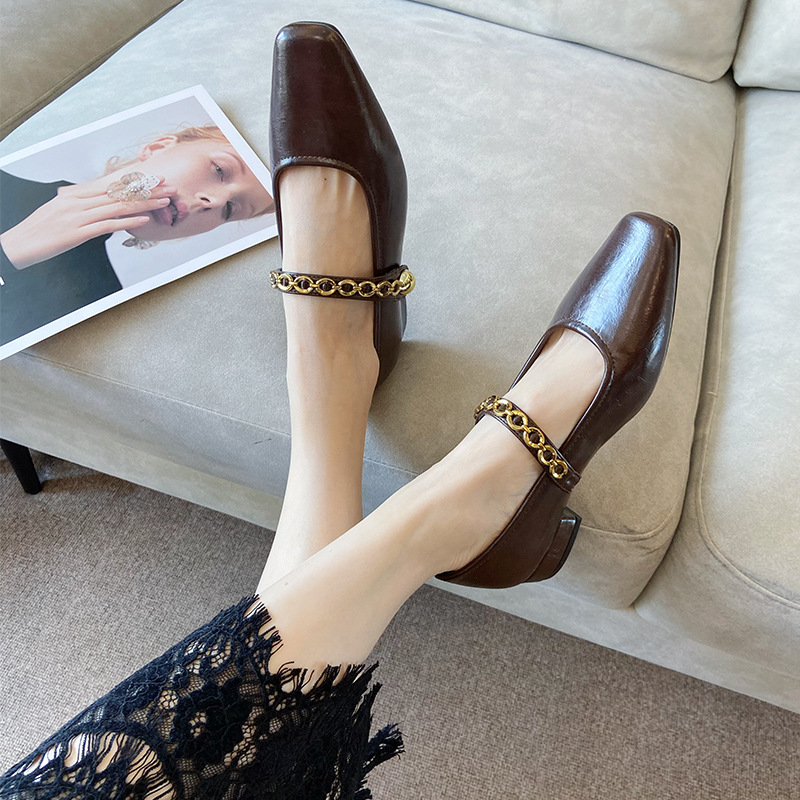 Autumn low France style shoes