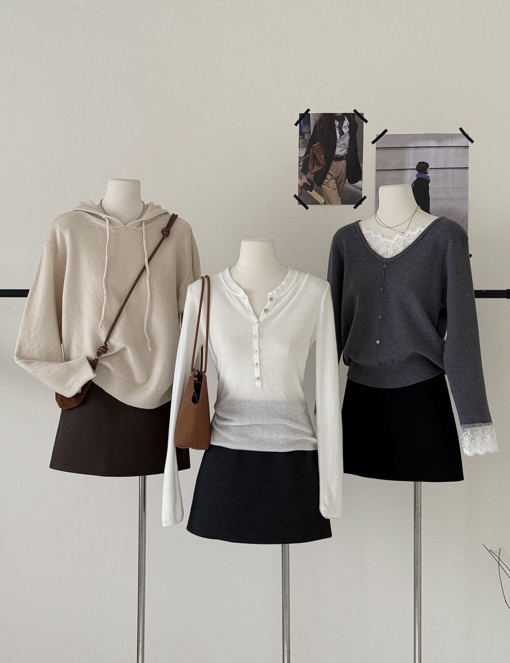 All-match short skirt woolen skirt for women