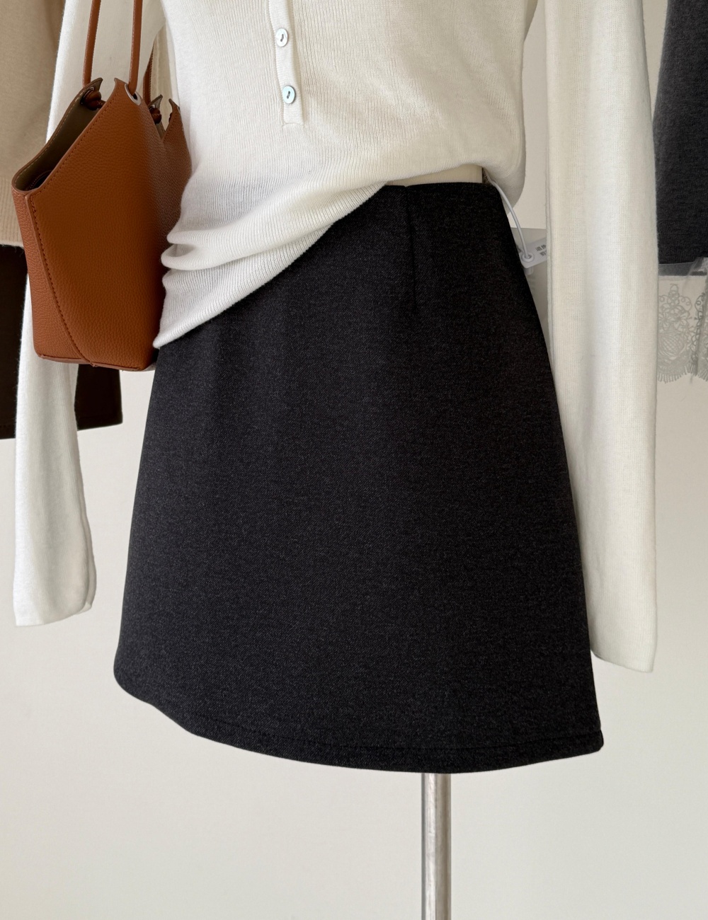 All-match short skirt woolen skirt for women