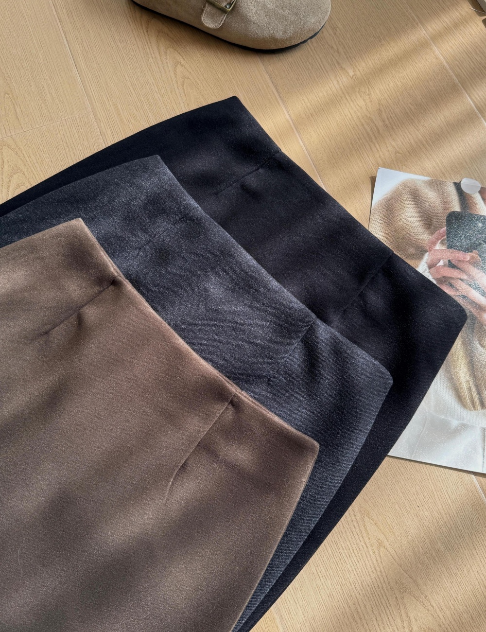 All-match short skirt woolen skirt for women