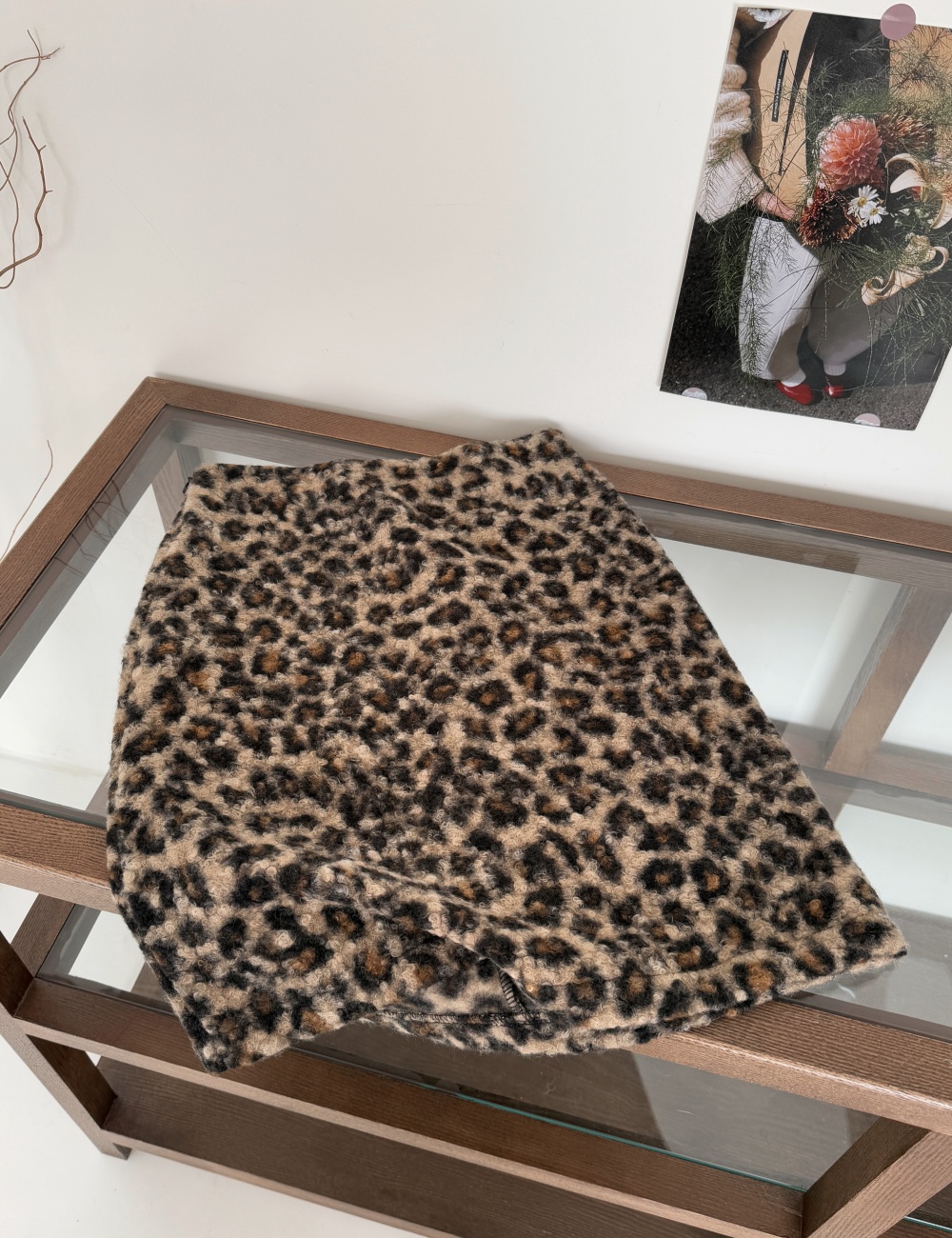 Slim lambs wool short skirt commuting skirt for women