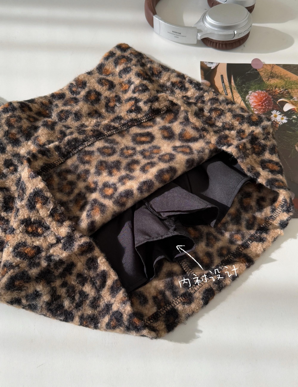 Slim lambs wool short skirt commuting skirt for women