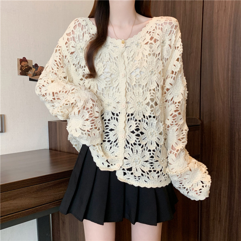 Long sleeve outside the ride smock large yard tops