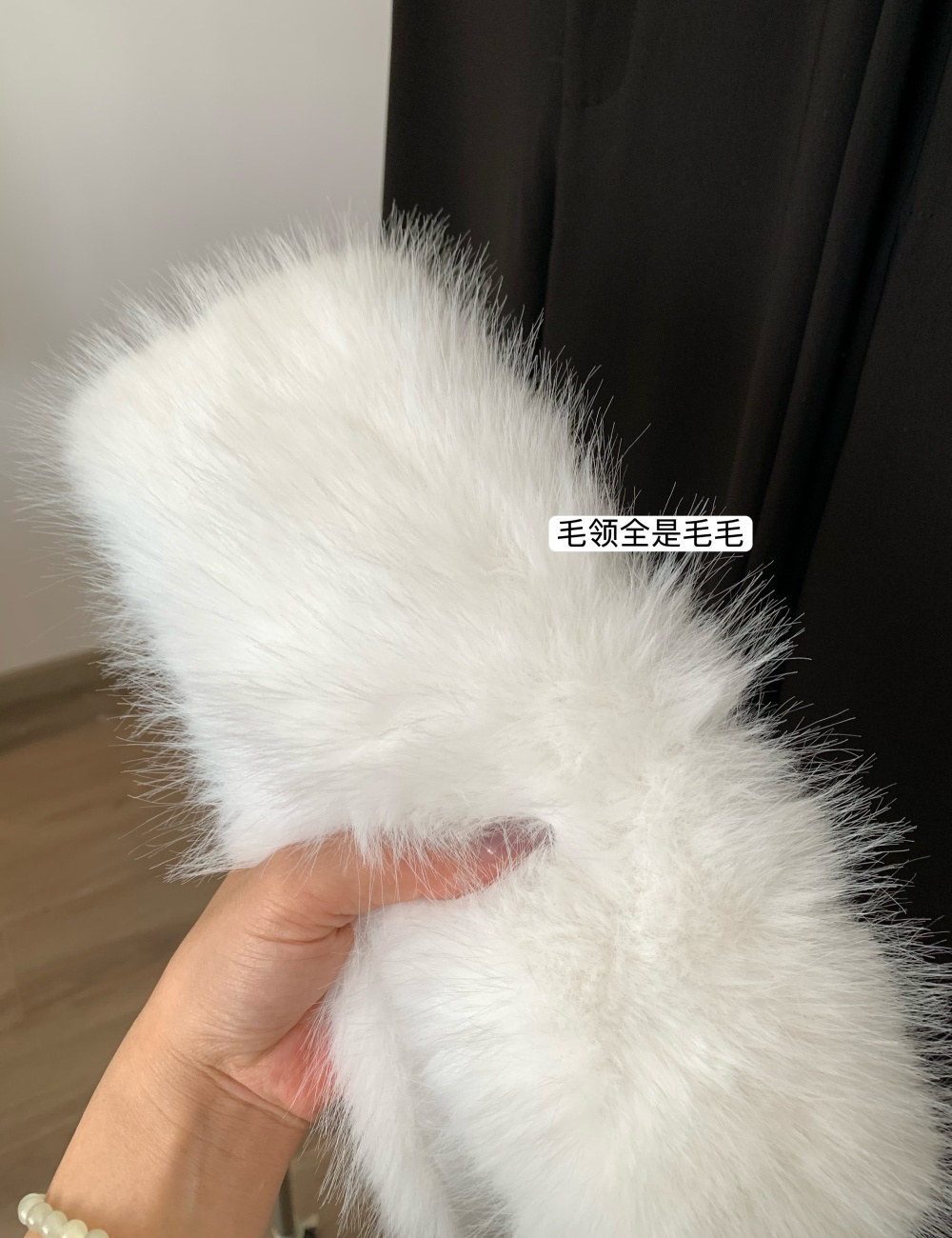 Fox fur fur coat light luxury long skirt 2pcs set