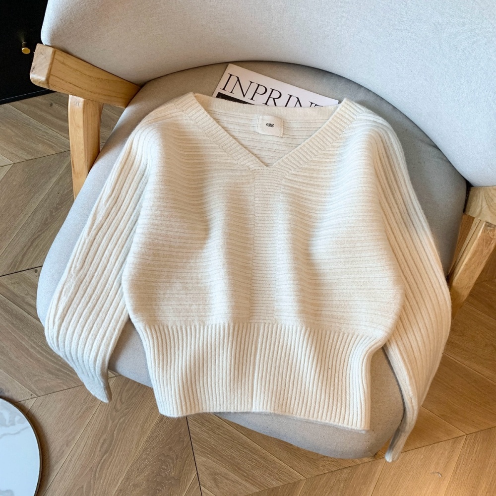 Korean style sweater tops for women