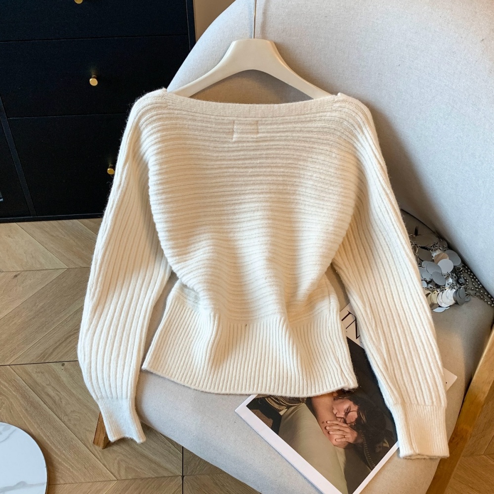 Korean style sweater tops for women