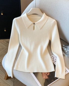 Korean style tops Western style bottoming shirt for women