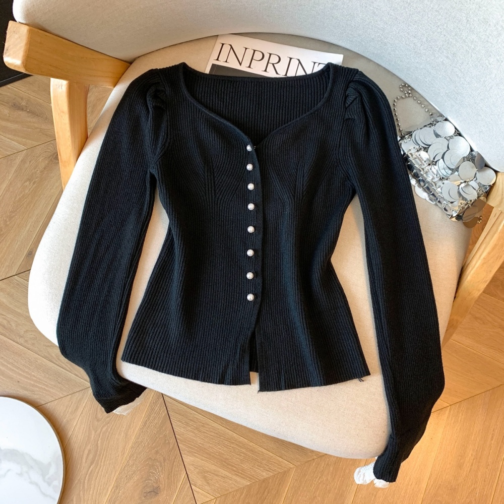 Splice slim sweater bottoming tops for women