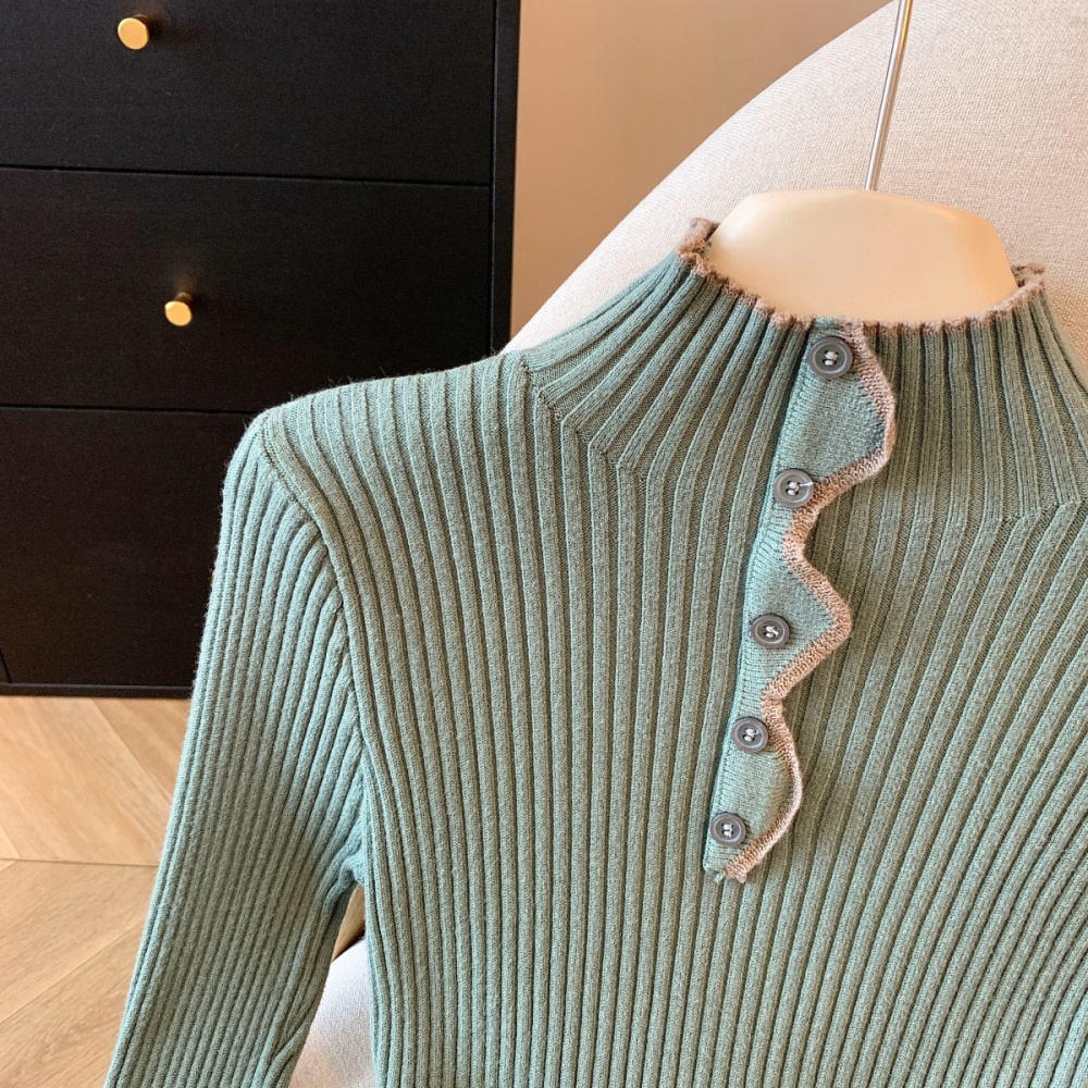 Niche thick bottoming shirt knitted winter sweater