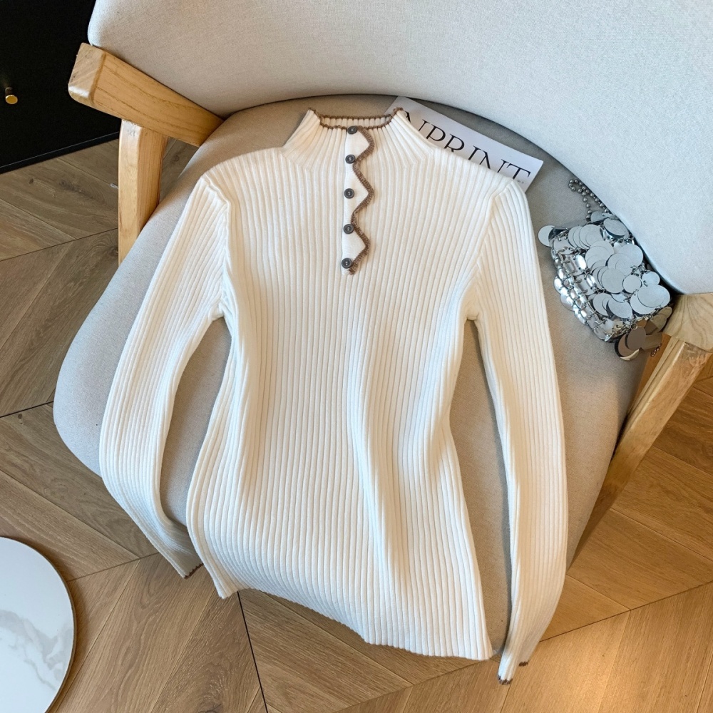 Niche thick bottoming shirt knitted winter sweater