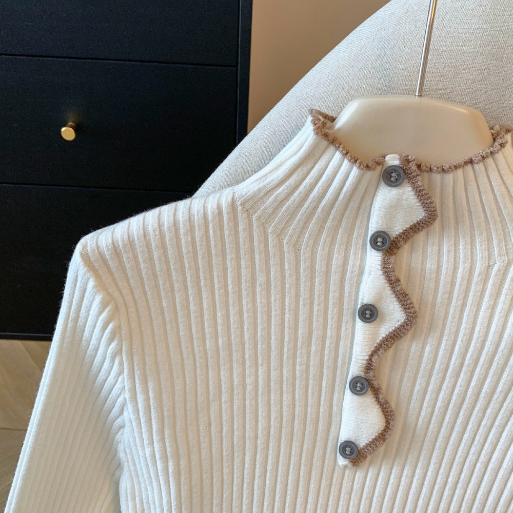 Niche thick bottoming shirt knitted winter sweater