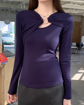 Niche bottoming shirt inside the ride T-shirt for women