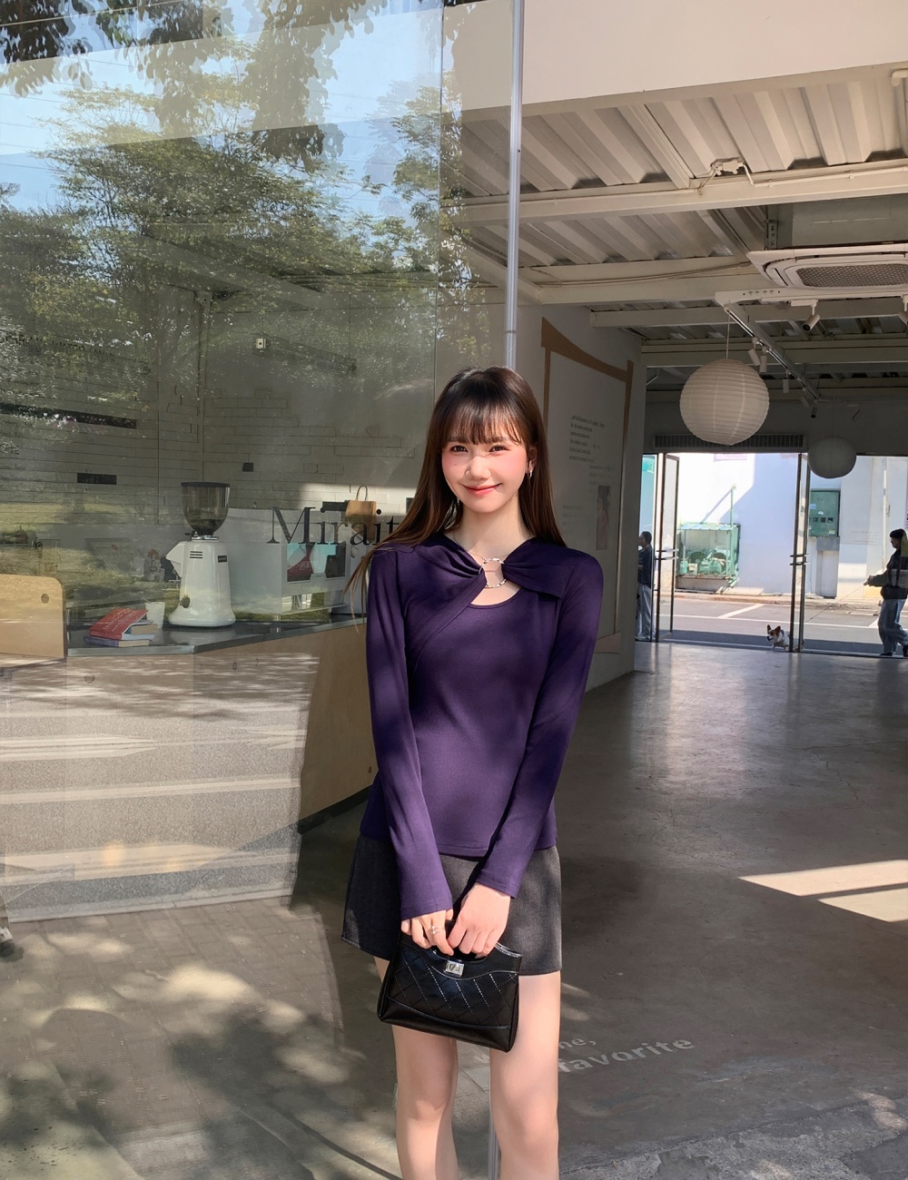 Niche bottoming shirt inside the ride T-shirt for women