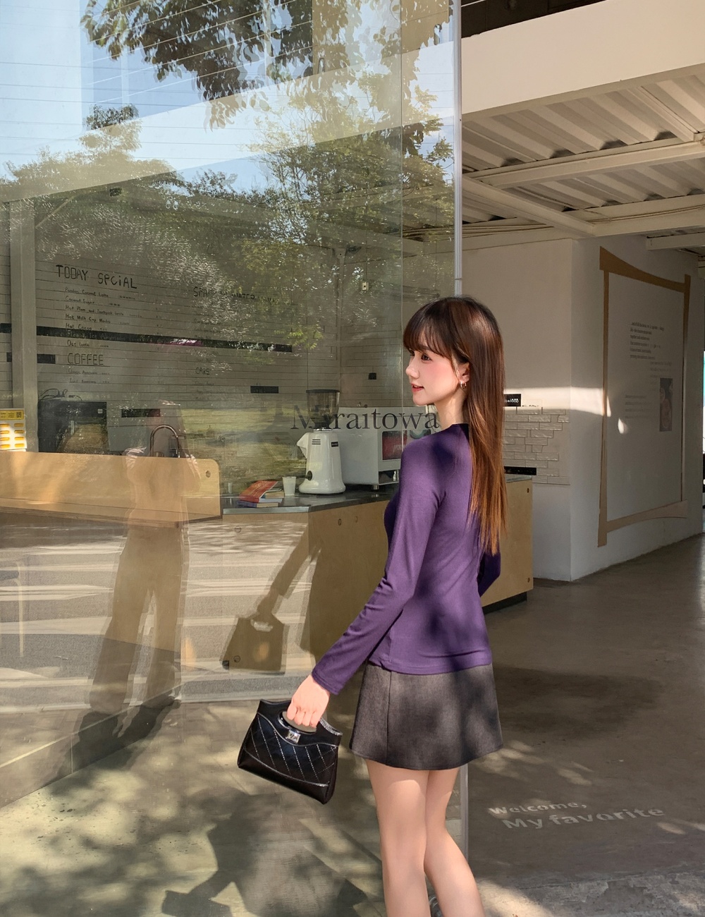 Niche bottoming shirt inside the ride T-shirt for women