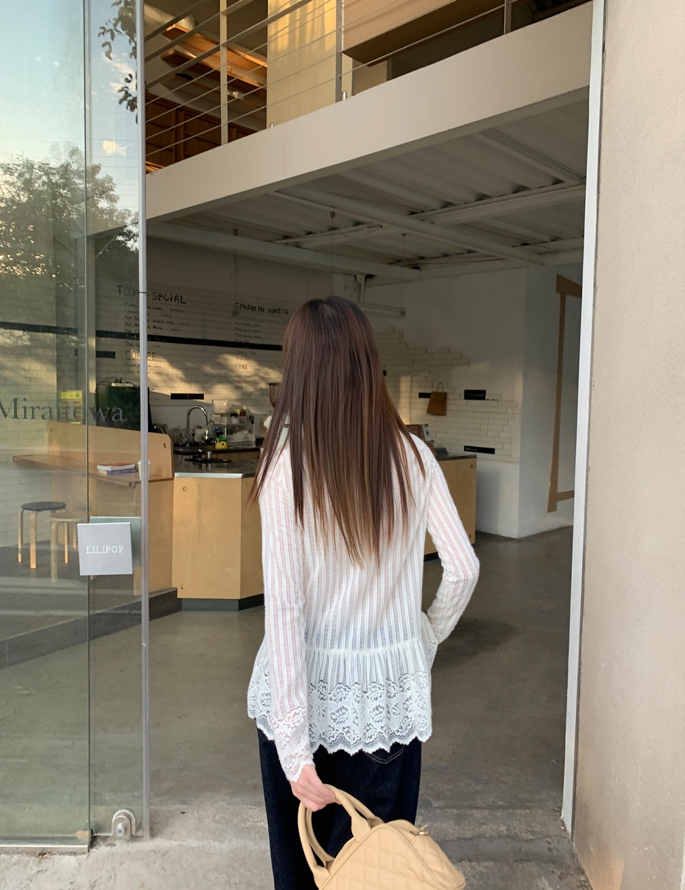 Autumn and winter half high collar T-shirt for women