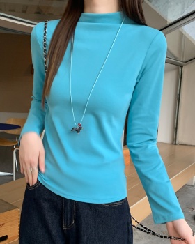 Slim T-shirt inside the ride bottoming shirt for women