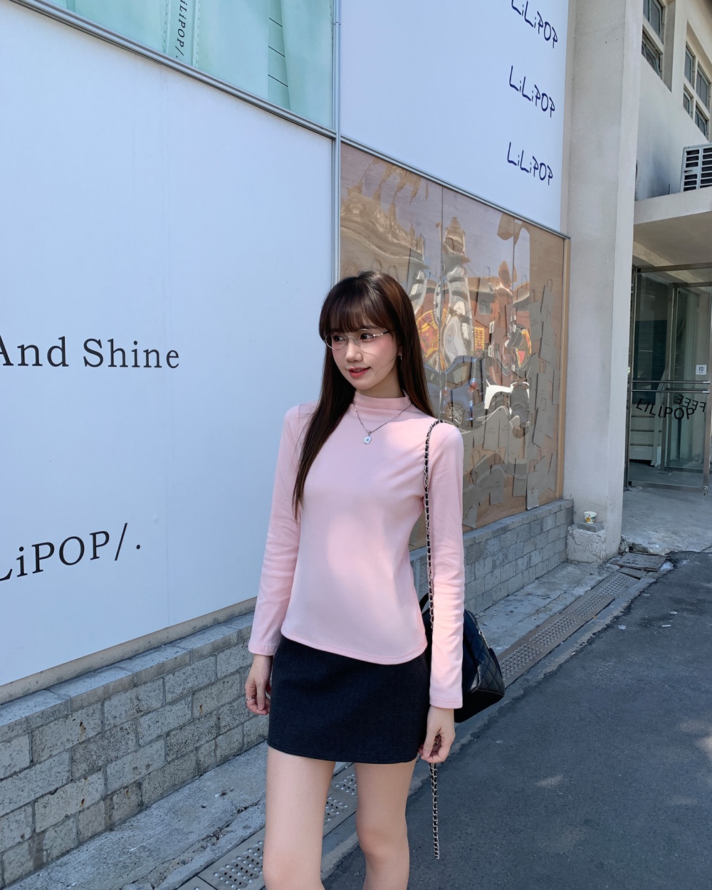 Slim T-shirt inside the ride bottoming shirt for women