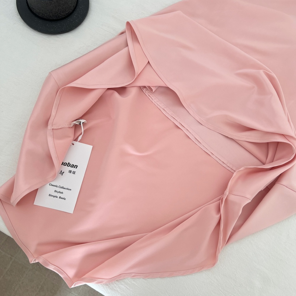 Lace bow high waist mermaid short skirt 2pcs set