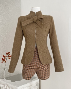 Winter business suit woolen jacket a set for women