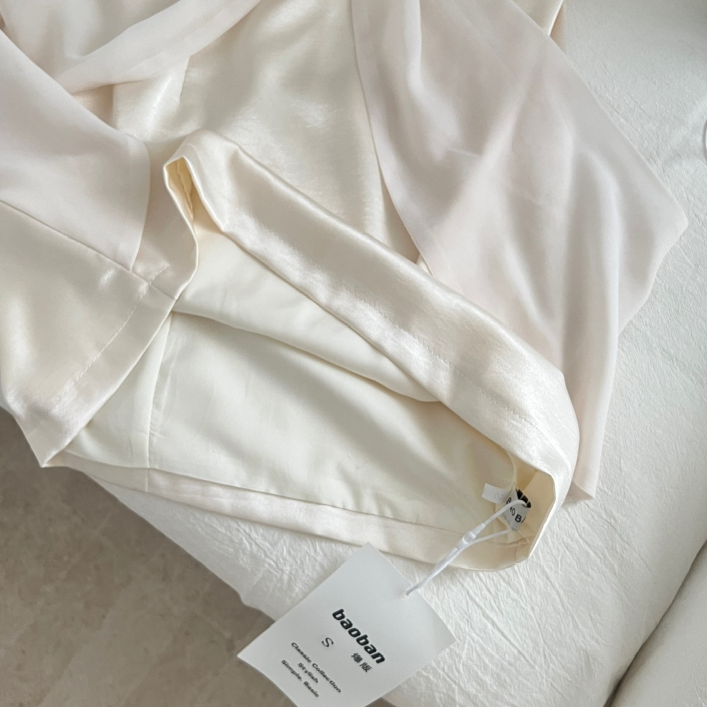 High waist sleeveless all-match fashion swan dress