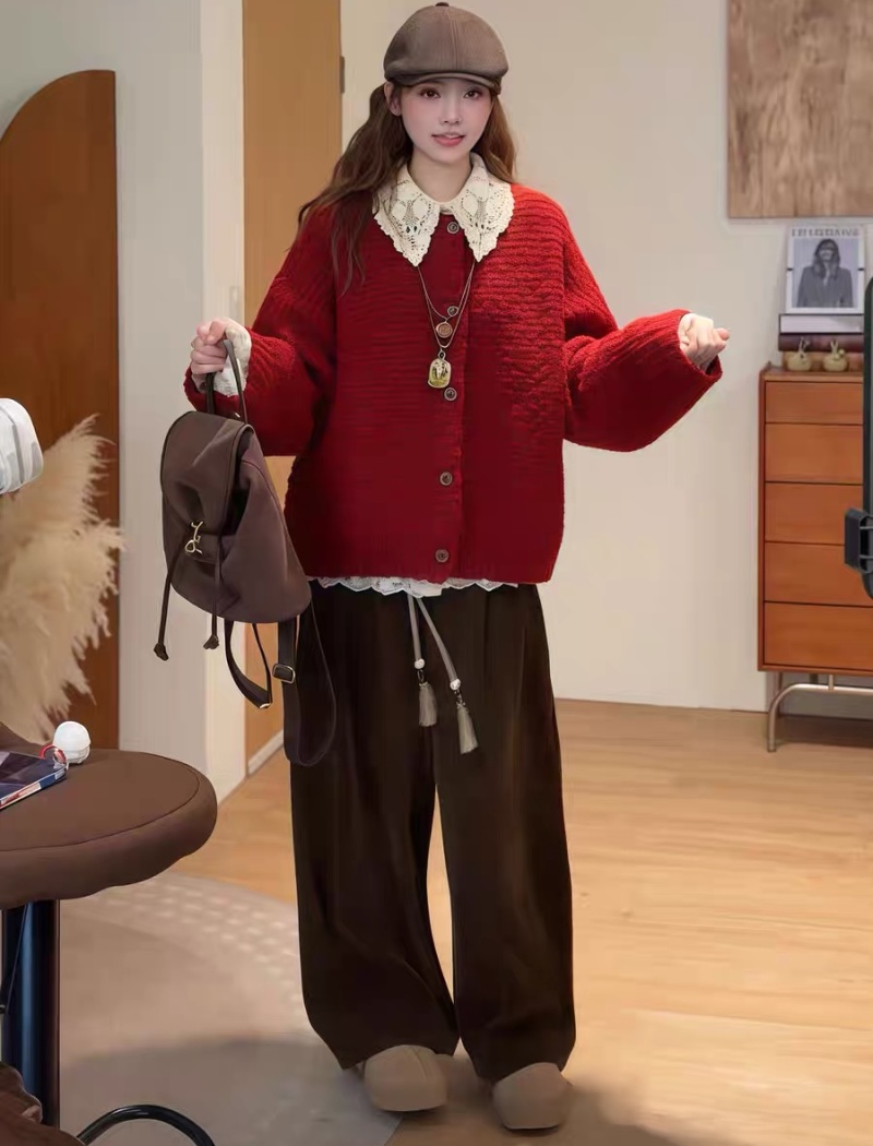 Spring chanelstyle sweater knitted cardigan