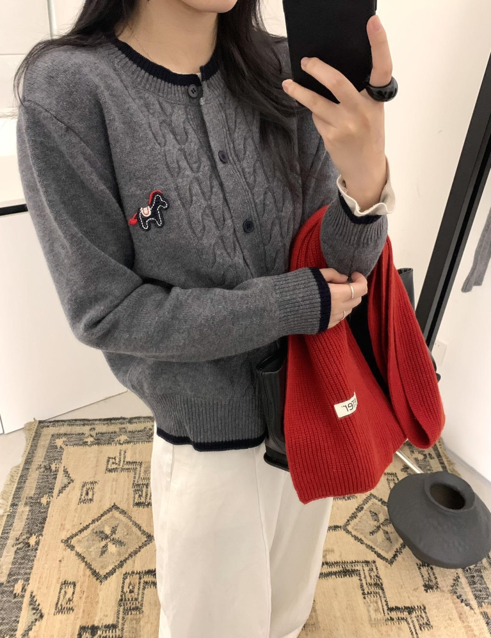 Cubs sweater all-match cardigan for women