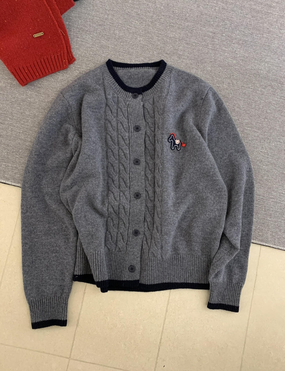 Cubs sweater all-match cardigan for women