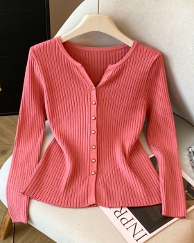 Western style tops Korean style bottoming shirt