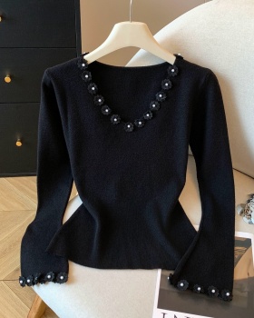 Cozy chanelstyle colors bottoming all-match sweater