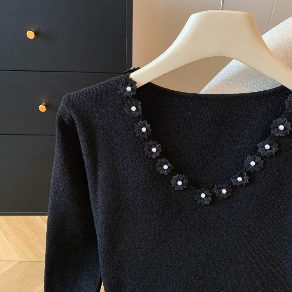 Cozy chanelstyle colors bottoming all-match sweater