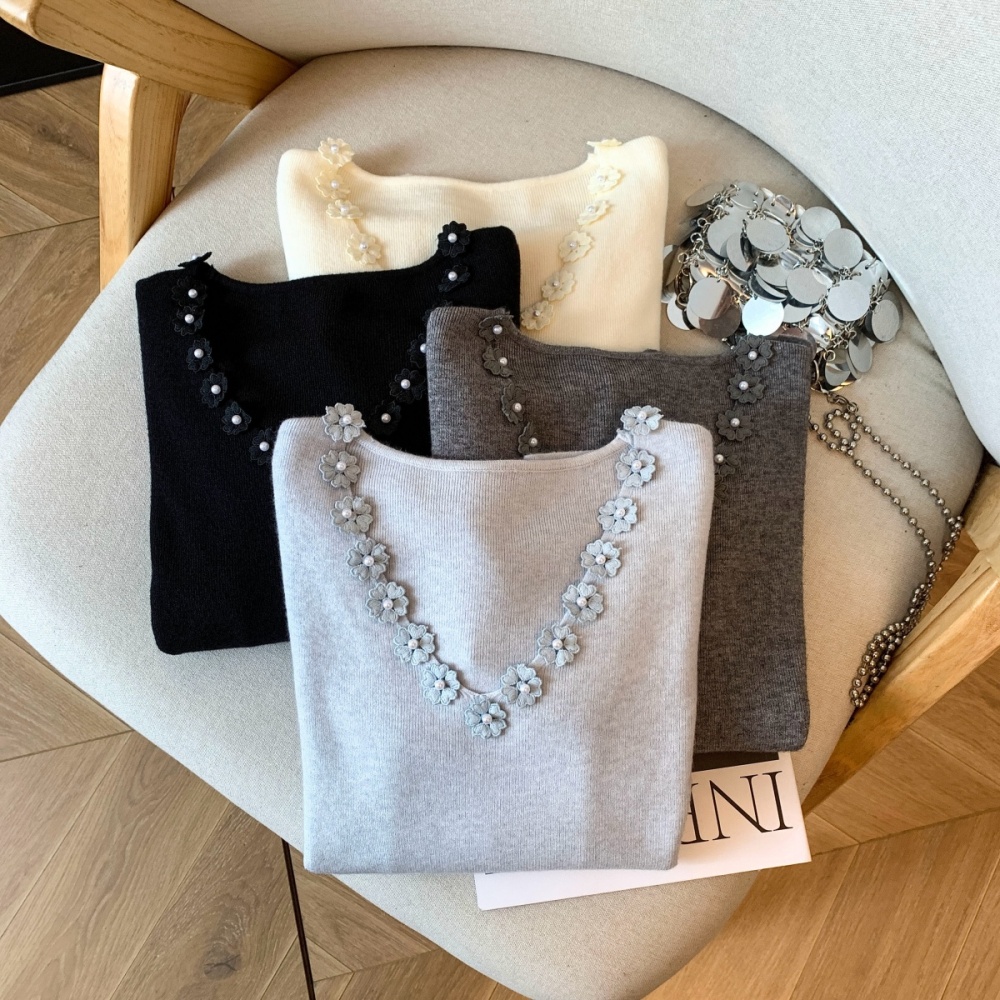 Cozy chanelstyle colors bottoming all-match sweater