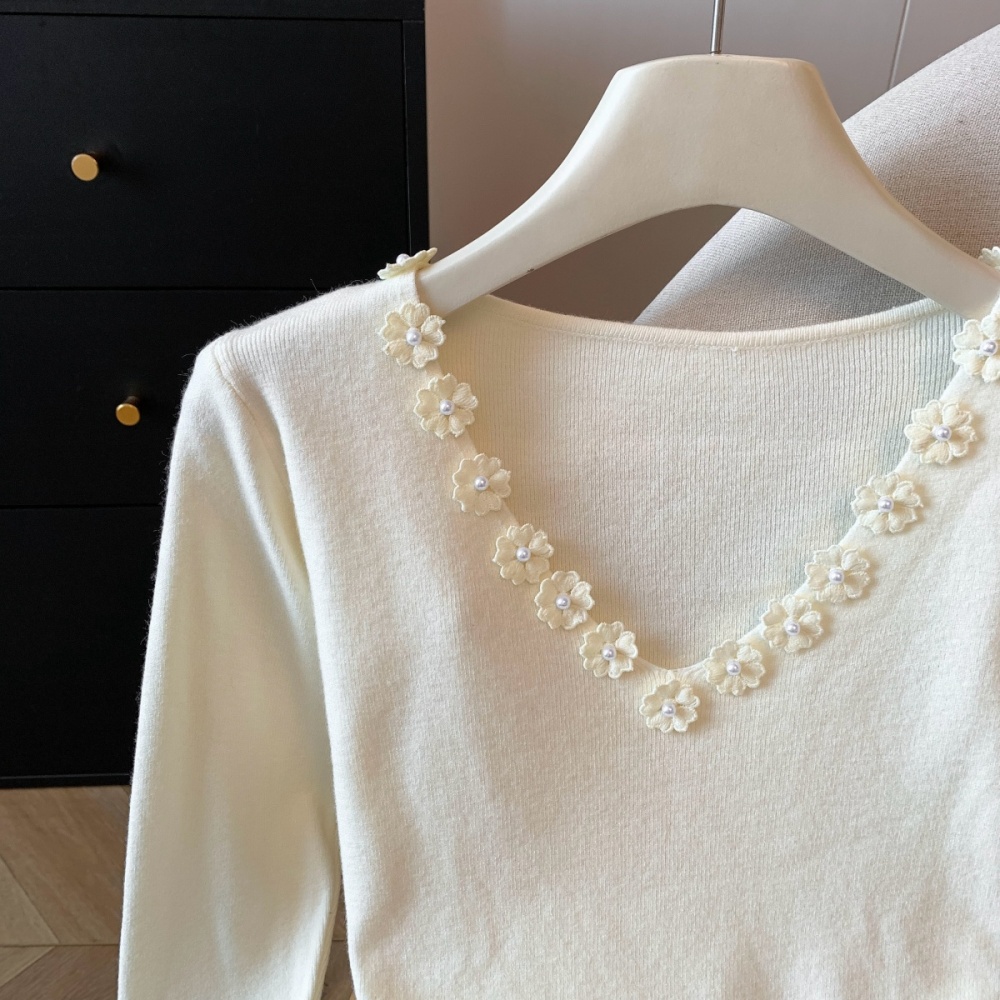 Cozy chanelstyle colors bottoming all-match sweater