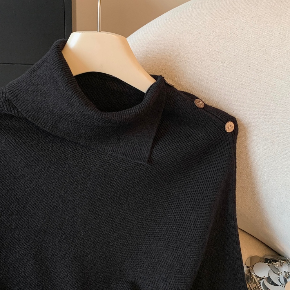 Lazy pure tops knitted Western style sweater